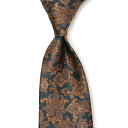STEFANO RICCI【ステファノリッチ】29094 004 ネクタイ シルク ペイズリー オレンジ×グリーン STEFANO RICCI【ステファノリッチ】29094 004 ネクタイ シルク ペイズリー オレンジ×グリーン