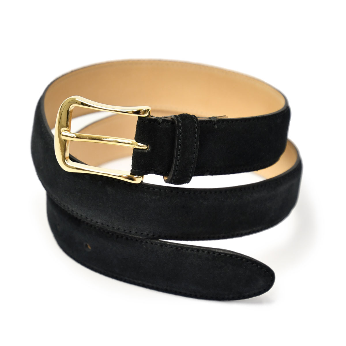 ANDREA GRECO【アンドレア・グレコ】ベルト AG265 PperaSuede Nero1550 スエード ブラック