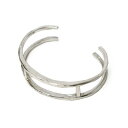 Henson【ヘンソン】 バングル DOUBLE CAVED CAFF silver(シルバー)