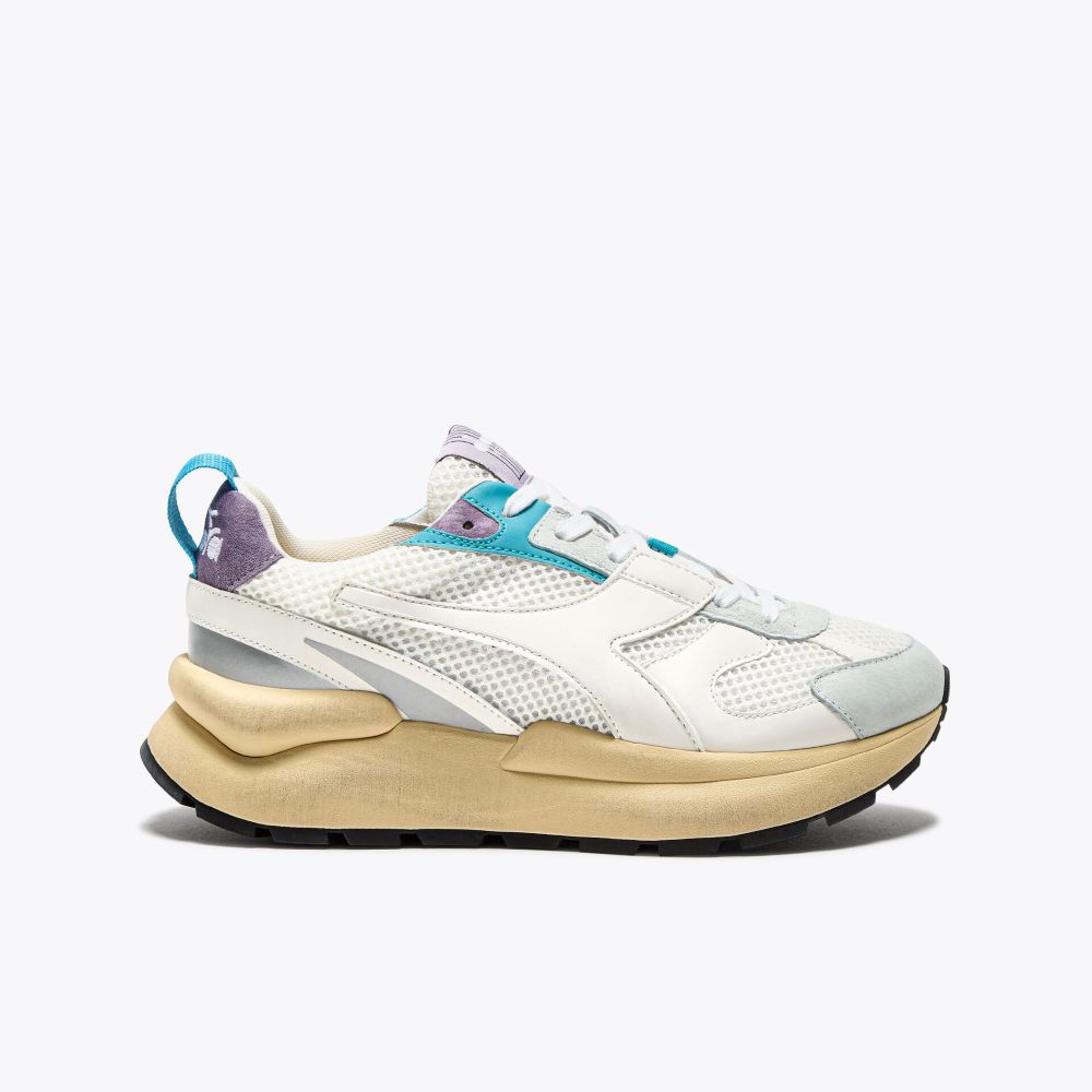【SALE価格 55%OFFで16500円】 【WOMEN】 Diadora (ディアドラ) MERCURY ELITE URBAN WN ホワイト レディース スニーカー HERITAGEコレクション