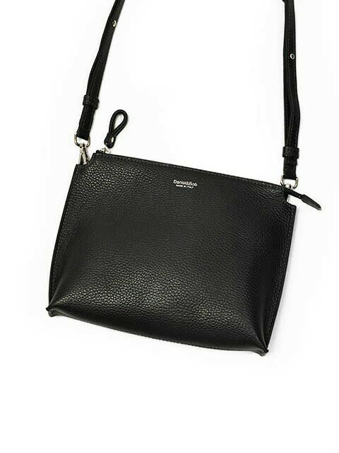 【5/23(土)20：00〜 最大5,000円オフクーポン】Daniel&Bob【ダニエルアンドボブ】ショルダーバッグ OTELLO SHOULDER 24SH U457 99 シュリンクレザー ブラック 3