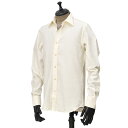 ALESSANDRO GHERARDI【アレッサンドロ・ゲラルディ】シャツ REGENT 7340 920 コットン ライトフランネル アイボリー