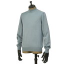 GRAN SASSO【グランサッソ】モックネックニット 55108 14290 539 ウール 12G ホライゾンブル-