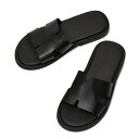 MAURO de BARI【マウロ・デ・バーリ】サンダル 6029 NERO ナッパレザー Hカット ブラック