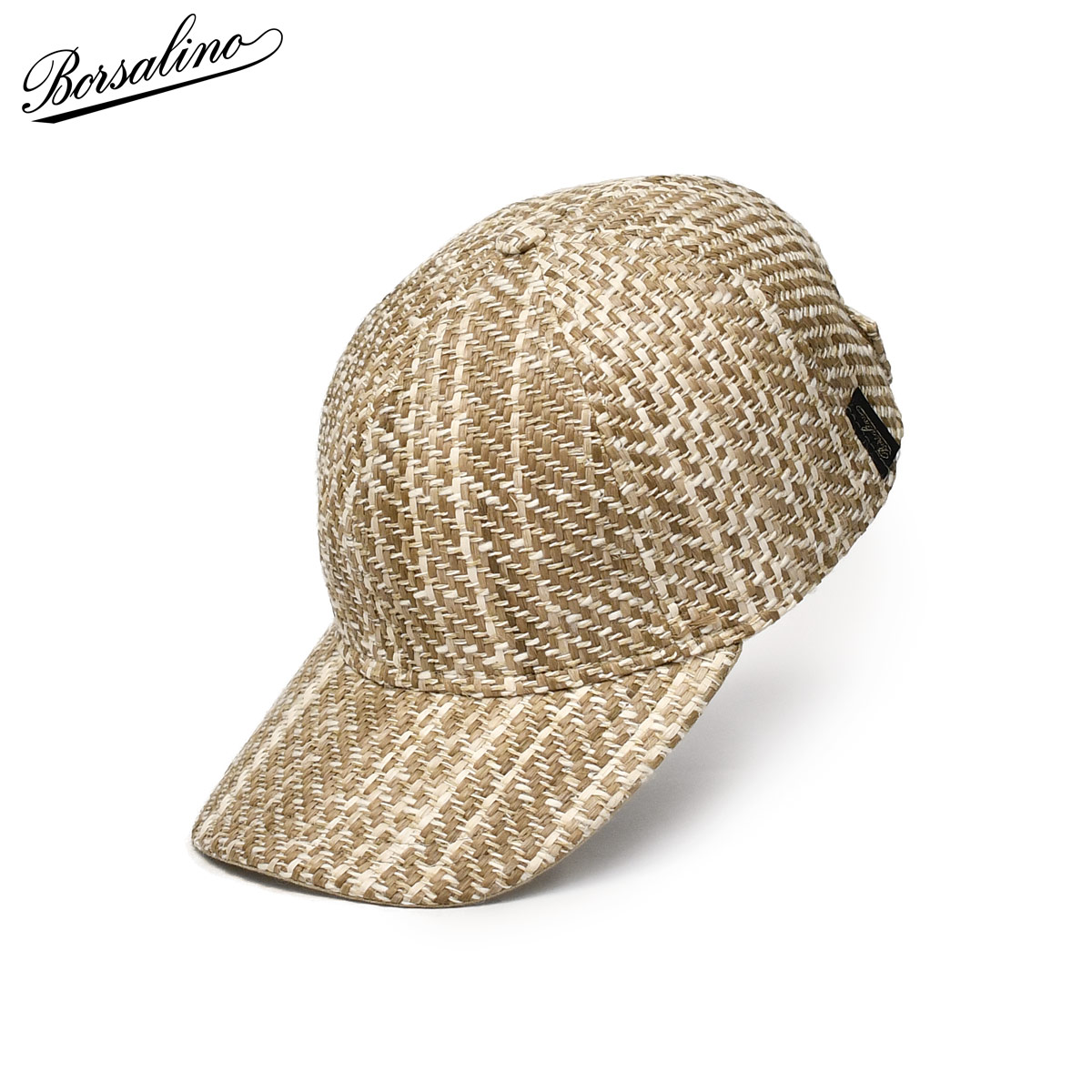 乐天商城 - Borsalino【ボルサリーノ】ベースボールキャップ B95174ESV D0072 287B レーヨン コットン ジュート ナチュラル