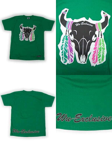 【SALE】ウーエクスクルーシブ WEX07SS08 S/S Tシャツ グリーンWU-EXCLUSIVE WEX07SS08 S/S TEE GREEN