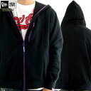 ニューエラ ジップアップ フーディー オーバーキャップ ジェット ブラック New Era Zip Up Hoodie OVER CAP HOODIE Jet Black 【あす楽対応_近畿】【あす楽対応_中国】【あす楽対応_四国】【あす楽対応_九州】