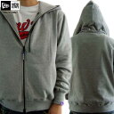 ニューエラ ジップアップ フーディー オーバーキャップ へザー グレー New Era Zip Up Hoodie OVER CAP HOODIE Heather Gray(Grey) 【あす楽対応_近畿】【あす楽対応_中国】【あす楽対応_四国】【あす楽対応_九州】