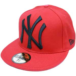 【残り僅か!!インパクトあるエンブレム!!】 New Era Cap BIG ONE New York Yankees RED/BLACKニューエラ キャップ　ビッグワン ニューヨーク・ヤンキーズ レッド/ブラック