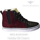 【訳あり】 【SALE】クリエイティブレクリエーション ポンティ セレクト ウール/ブラック/カーキCreative Recreation CR8 CR7649 PONTI Select Wool/Black/Khaki