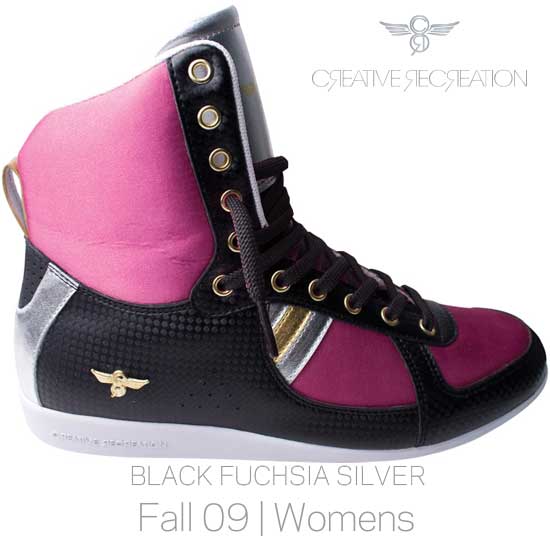 【訳あり】 【SALE】クリエイティブレクリエーション ガロー ハイ ウィーメンズ ブラク/フクシアCreative Recreation CR8 WCR75HI39 GALOW HI WOMENS Black/Fuchsia【あす楽対応_近畿】【あす楽対応_中国】【あす楽対応_四国】【あす楽対応_九州】