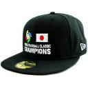 ★W.B.C.★New Era Cap W.B.C. Japan M20 WBC DBL Logo BLACKニューエラ キャップ W.B.C. ジャパンM20 DBLロゴ ブラック