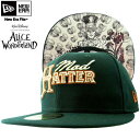 アリス イン ワンダーランド × ニューエラ キャップ アンダーバイザー マッド ハッター ダークグリーン Alice in Wonderland UNDER VISOR Mad Hatter Green【あす楽対応_近畿】【あす楽対応_中国】【あす楽対応_四国】【あす楽対応_九州】