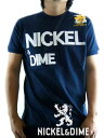 ニッケル＆ダイム S/S Tシャツ パリコロ ジャージー M C ロゴ ネイビーNICKEL&DIME S/S T-Shrit PARICOLLO JERSEY MC LOGO Navy