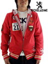 ySALEzjbP_C Wr[m R Jv` C Wbv tFp bhNICKEL&DIME GUIBBINO CON CAPPUCCIO C ZIP FELPA Red