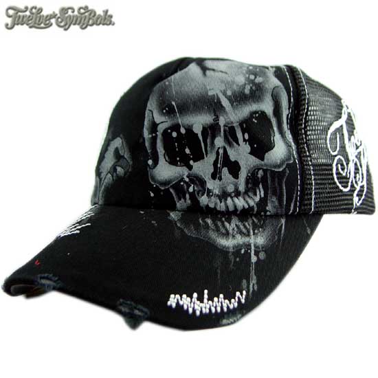 Twelve Symbols Cap M95400 Skull Renegade Black トゥエルブ シンボルズ キャップ M95400 スカル レネゲイド ブラック 【あす楽対応_近畿】【あす楽対応_中国】【あす楽対応_四国】【あす楽対応_九州】