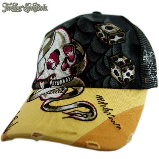 トゥエルブ シンボルズ キャップ M95401 ギャンブラー ブラック イエローTwelve Symbols Cap M95401 The Gambler Black Yellow【あす楽対応_近畿】【あす楽対応_中国】【あす楽対応_四国】【あす楽対応_九州】