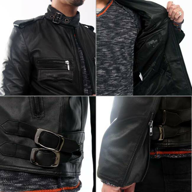 ヴィル ディスポワール レザー ジャケット シングル 11804 Ville D'Espoir Leather jacket Single 11804