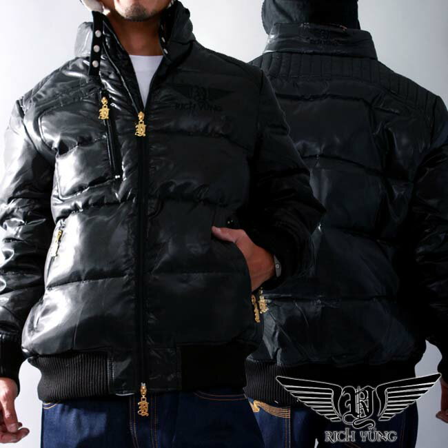 【SALE】リッチヤング ダウン ジャケット RY-2007 ミステリー （ブラック）RICH YUNG Down Jacket RY-2007 Mistery（Black）【あす楽対応_近畿】【あす楽対応_中国】【あす楽対応_四国】【あす楽対応_九州】