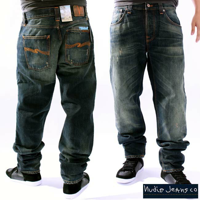 �k�[�f�B�[�W�[���Y �r�b�O�x�� ���[�Y �e�[�p�[�h ���b�O � �[�g �Z�J���h �n���hNUDIE JEANS BIG BENGT Loose Tapered Leg DIRT SECOND HAND