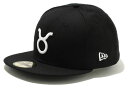 j[G 5950Lbv ]fBAbN ^EX () ubN zCg New Era 59Fifty Cap Zodiac Taurus Black White