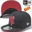 ˥塼 5950åå Х ˥塼衼󥭡 ֥å å Ρۥ磻 New Era 59Fifty Kids Cap Under Visor New York Yankees Black Red White