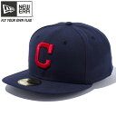 ニューエラ 5950キャップ オーセンティック オルタネイト2 クリーブランド インディアンス ネイビー New Era 59FIFTY Cap Authentic Alternate 2 Cleveland Indians