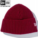 ニューエラ ニット帽 ニットキャップ ミリタリーニット ショート レッド スノーホワイト New Era Knit Cap Military Knit Shor...