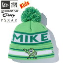 X^[YCN~j[G jbgX LbYjbgLbv ||jbg }CN uO[ P[ zCg }`J[ Monsters Inc~New Era Kids Knit Cap Pom-Pon Knit Mike