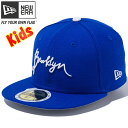 j[G 5950LbYLbv zCgS ubN XNvg uCgC zCg New Era 59FIFTY Kids Cap White Logo Brooklyn Script Bright Royal White