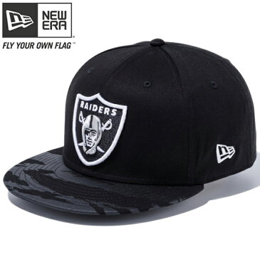 ニューエラ 950 スナップバック キャップ NFL オークランドレイダース ロゴ ブラック タイガーストライプカモブラック New Era 9FIFTY Snap Back Cap NFL Oakland Raiders Logo【あす楽対応_近畿】【あす楽対応_中国】【あす楽対応_四国】【あす楽対応_九州】