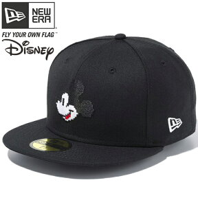 ディズニー×ニューエラ 5950 マルチロゴ ピクセル ミッキー フェイス ブラック スノーホワイト レッド Disney×New Era 59FIFTY Multi Logo Pixel Mickey Face Black Snow White