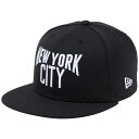 ニューエラ 950 スナップバック キッズ キャップ ニューヨークシティ ブラック ブラック スノーホワイト New Era 9FIFTY Snap Back ...