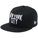 ニューエラ 950 スナップバック キッズ キャップ ニューヨークシティ ブラック ブラック スノーホワイト New Era 9FIFTY Snap Back Kids Cap New York City Black Snow White