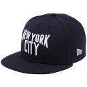 j[G 950 XibvobN LbY Lbv j[[NVeB lCr[ lCr[ Xm[zCg New Era 9FIFTY Snap Back Kids Cap New York City Navy Snow White