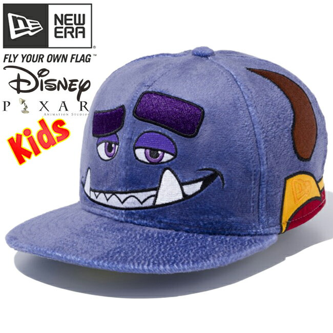 モンスターズユニバーシティ×ニューエラ 5950キッズキャップ マルチロゴ ジョニー プリント マルチカラー Monsters University×New Era 59FIFTY Kids Cap Multi Logo Johnny Print