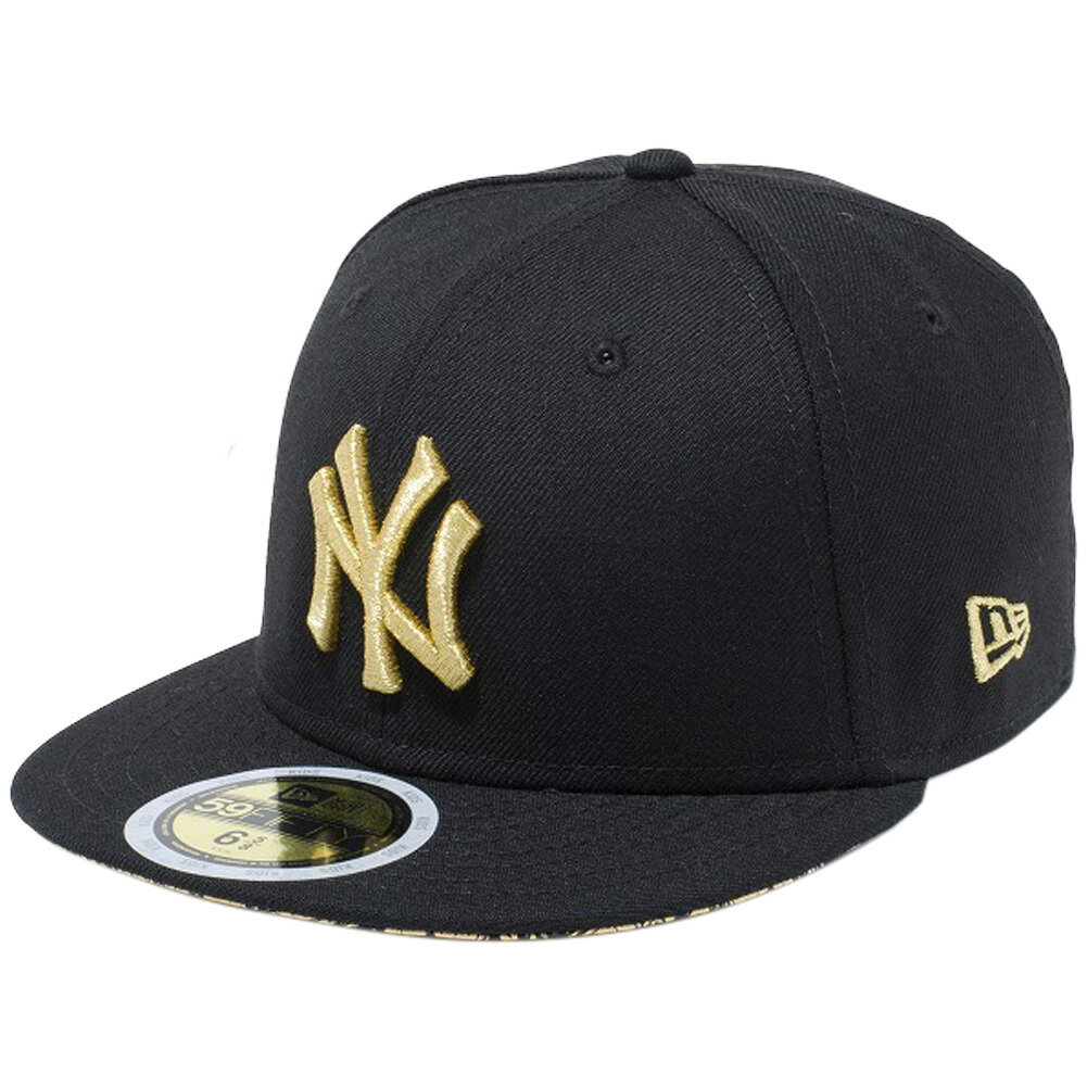 ニューエラ 5950キッズ キャップ アンダーバイザー ニューヨークヤンキース バイザーステッカー ブラック New Era 59FIFTY Kids Cap Undervisor New York Yankees Visor Sticker Black