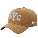 ニューエラ 940 エーフレームトラッカー キャップ コントラストスティッチ ニューヨークシティ NYC ウィート New Era 9FORTY A-Frame Trucker Cap Contrast Stitch New York City