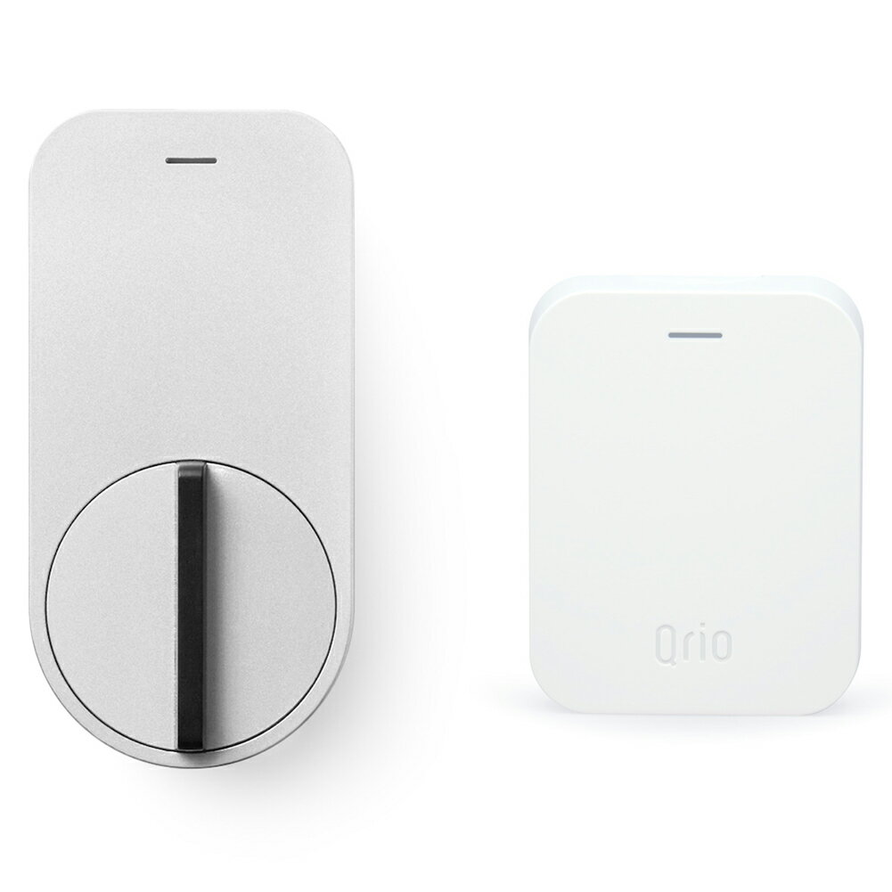 キュリオ スマートロック Q-SL1-HS(Q-SL1&Q-H1) セット(キュリオ ハブ付き) シルバー Qrio Smart Lock Q-SL1-HS(Q-SL1&Q-H1) Set (including Qrio Hub) Silver【あす楽対応_近畿】【あす楽対応_中国】【あす楽対応_四国】【あす楽対応_九州】