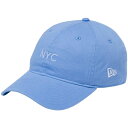 ニューエラ 920キャップ クローズストラップ パステル ニューヨークシティ NYC スカイブルー New Era 9TWENTY Cap Cloth Strap Pastel New York City NYC Sky Blue Snow White