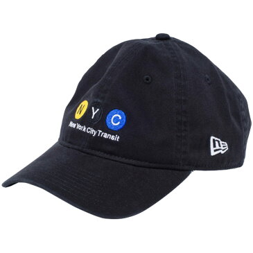 メトロポリタントランスポーテーションオーソリティ×ニューエラ 9THIRTY キャップ クローズストラップ NYC ブラックMetropolitan Transportation Authority×New Era 9THIRTY Cap