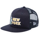 ニューエラ 950チャイルド スナップバック キャップ トラッカー NYC シンボル ネイビー ホワイト New Era 9FIFTY Child Snapback Cap Tracker NYC Symbol Navy White