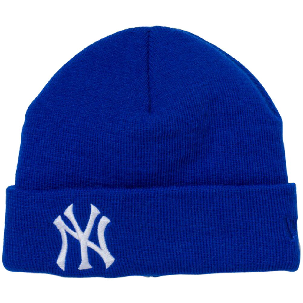 ニューエラ キッズニットキャップ ベーシックカフニット チームロゴ ニューヨーク ヤンキース ロイヤル New Era Kids Knit Cap Basic Cuff Knit Team Logo New York Yankees Royal【あす楽対応_近畿】【あす楽対応_中国】【あす楽対応_四国】【あす楽対応_九州】