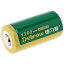 ǥѥ CR123A 3V 1200mAh Ŵོ 800-0116 ꡼ 1 Delipow CR123A 3V 1200mAh Lithium Rechargeable Battery 800-0116 Green 1pc