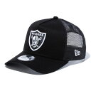 ニューエラ 9FORTY A-Frame トラッカー ラスベガス・レイダース ブラック チームカラー チーム 1個 New Era 940AFTR NFL LASRAI BLK UBWHT 21J OAKLAND RAIDERS OSFM