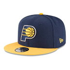 ニューエラ 9FIFTY インディアナ・ペイサーズ ネイビー イエローバイザー 1個 New Era NBA20 950 INDPAC OTC 2TONE 23J INDIANA PACERS OSFM