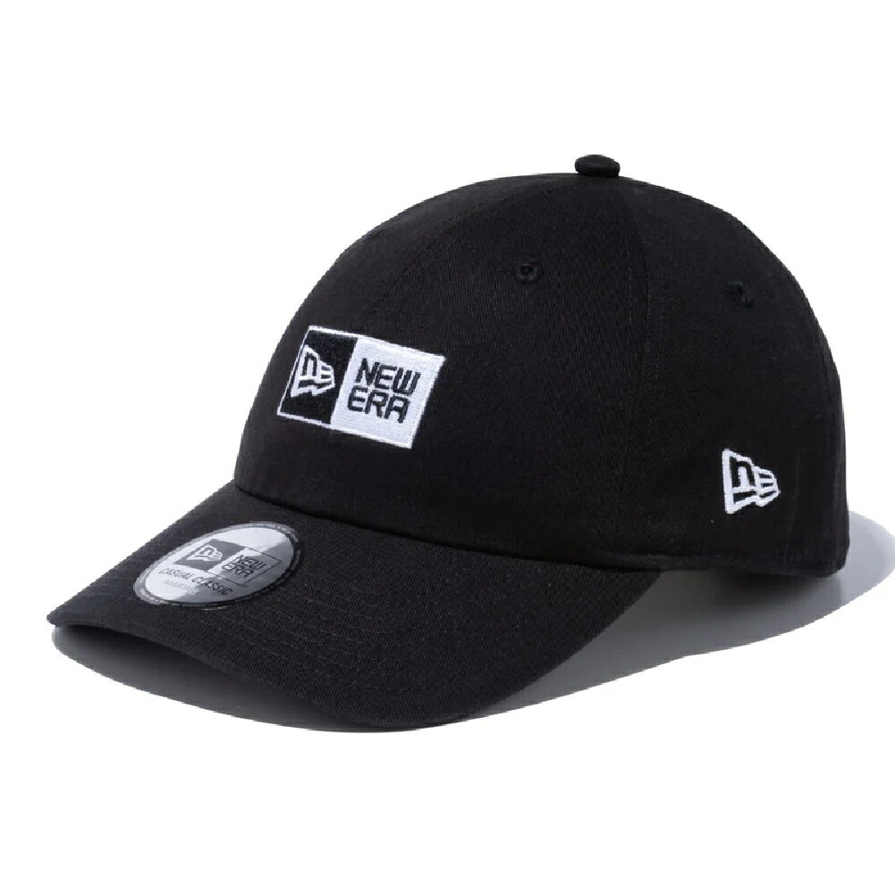 ニューエラ カジュアルクラシック ボックスロゴ ブラック ホワイト ブラック 1個 New Era CASUAL CLASSIC BOXLOGO BLK WHI 23J NONE OSFM