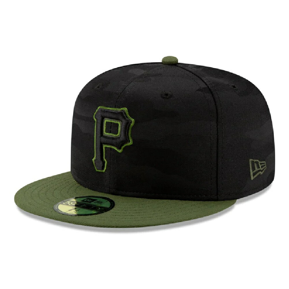 ニューエラ 59FIFTY MLBオンフィールド ピッツバーグ・パイレーツ オルタネイト3 ブラックカモ ライフルグリーン 1個 New Era ACPERF PITPIR ALT3 23J PITTSBURGH PIRATES