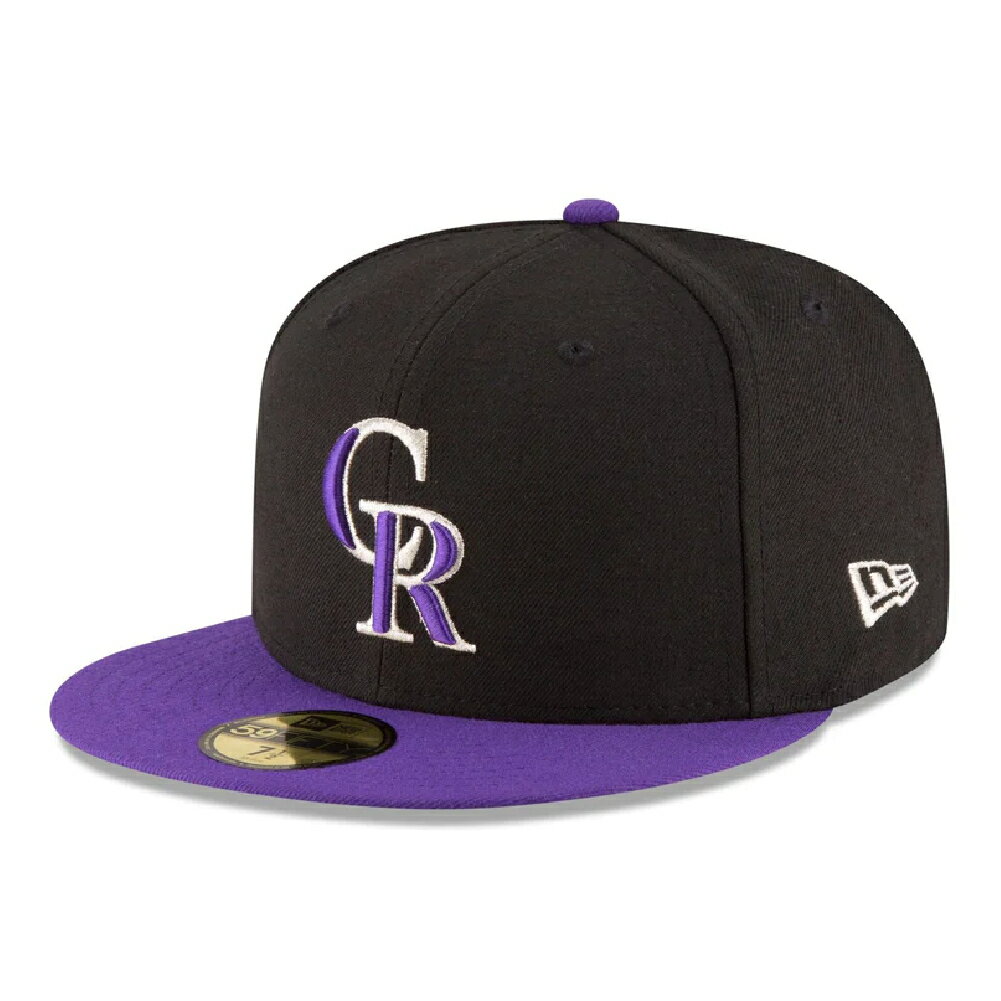 ニューエラ 59FIFTY MLBオンフィールド コロラド・ロッキーズ オルタネイト ブラック トゥルーパープル 700 1個 New Era ACPERF COLROC ALT 23J COLORADO ROCKIES 700