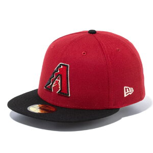 ニューエラ 59FIFTY MLBオンフィールド アリゾナ・ダイヤモンドバックス オルタネイト3 スカーレット ブラック 1個 New Era ACPERF ARIDIA ALT3 23J ARIZONA DIAMONDBACKS